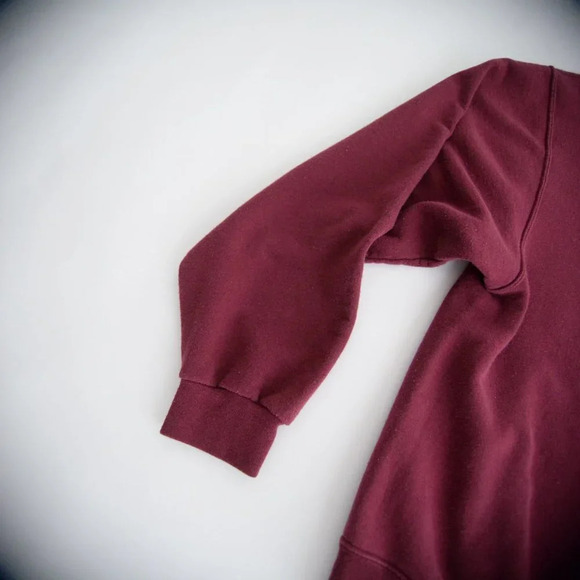 Vintage Jerzees NuBlend Maroon CMU Crewneck Sweater M - Picture 8 of 11